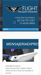 Mobile Screenshot of mensajeriaenmoto.com