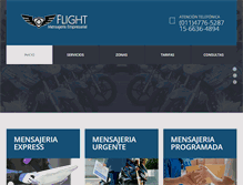 Tablet Screenshot of mensajeriaenmoto.com